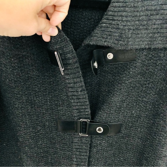 Wool blend knit cardigan - Picture 4 of 6